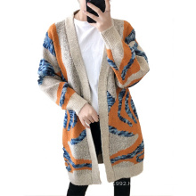 Fast shipping Fashion ladies autumn winter long sweater cardigan women knit cardigans